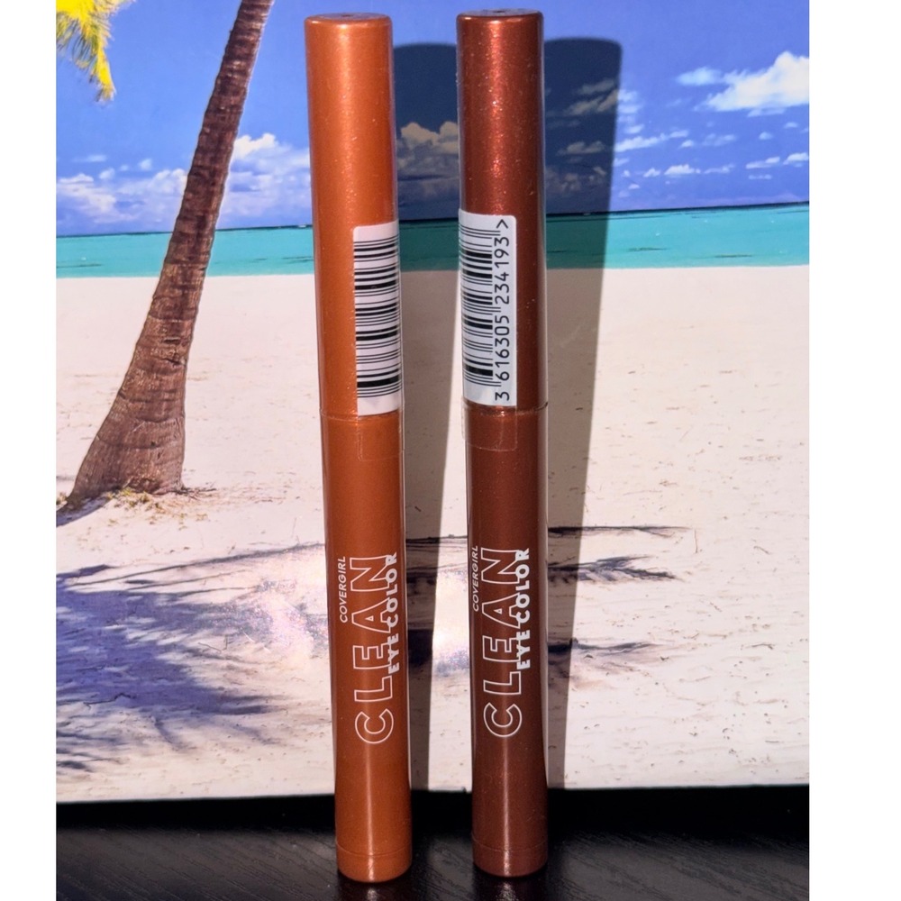 Covergirl Clean Eye Color Eyeshadow Stick Set 309 Rose Copper 333 Mystic Maroon
